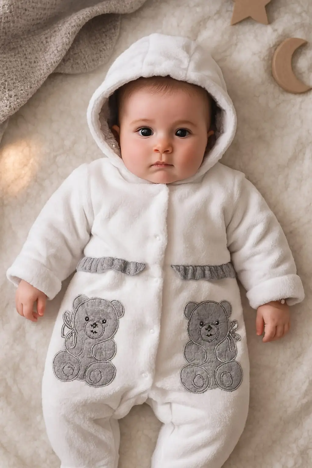 Nursery Jumpsuit Baby Bear Cubs