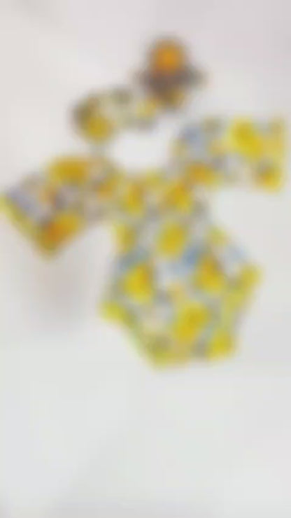 Floral Off-Shoulder Baby Romper