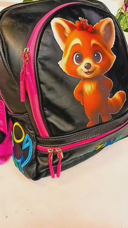 Kids' Pure Leather "Tina" Backpack