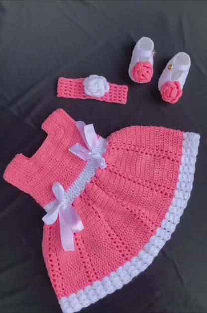 Castino “Luna” Crocheted Dress Set