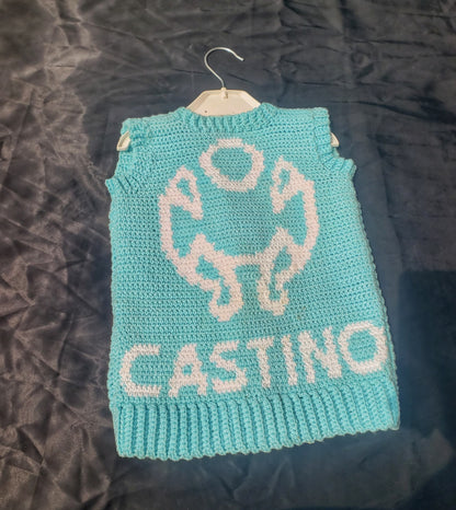 Castino Personalised Crochet Baby Vest Set